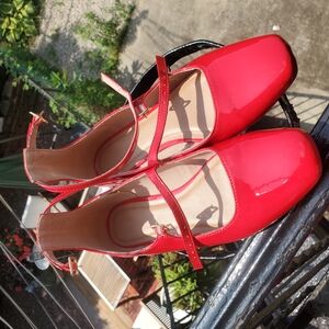 Old Navy Red Flats Comfortable Loafers